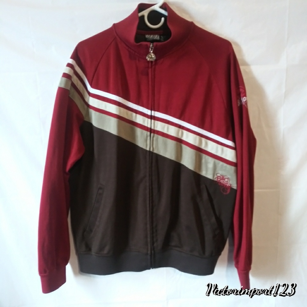 AUTHENTIC BILLABONG 3 TONE TRACK JACKET FULL ZIP